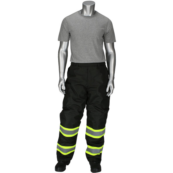 PIP Enhanced Visibility Two-Tone Insulated Black Bib Overalls 318-1780-BK without Bib